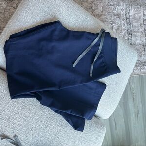 Figs Navy Livingston Pant. Regular Waist. No flaws.